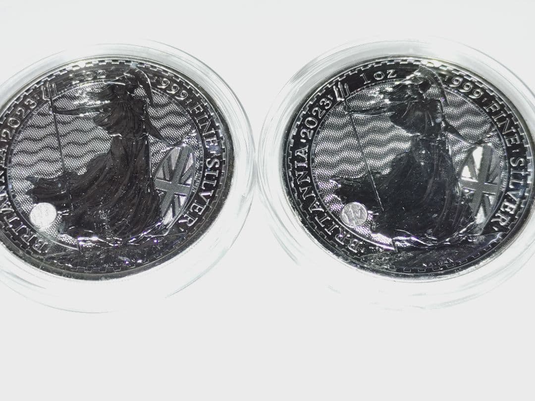 2枚セット 2023年 ブリタニア銀貨