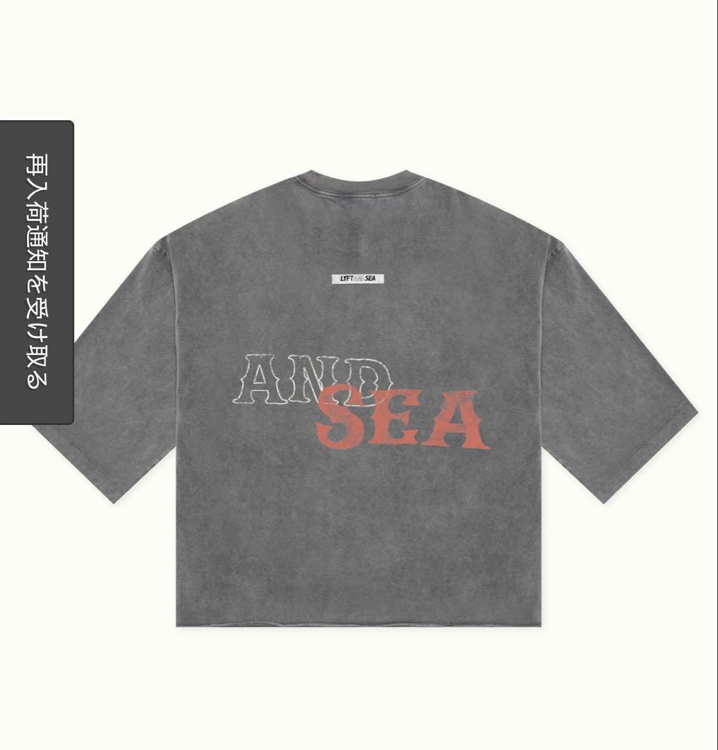 LÝFT × WIND AND SEA EXTRA BIG T-SHIRT