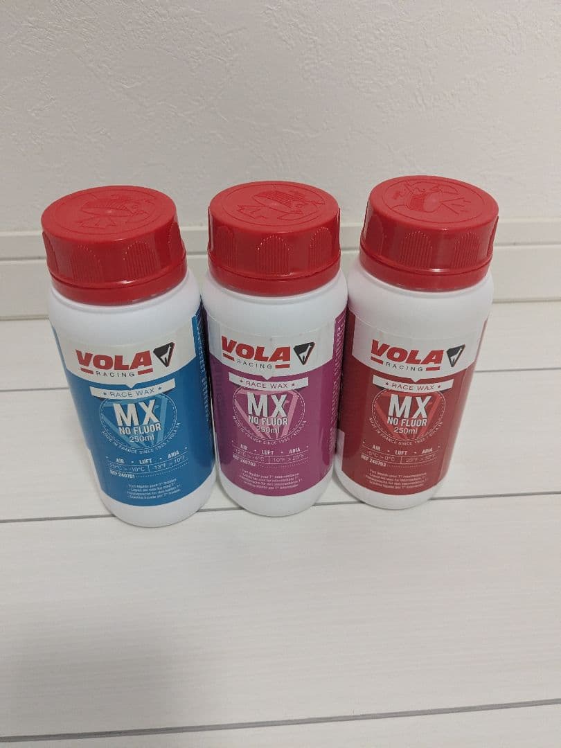 【新品】VOLA MX NO FLUOR LIQUID WAXセット250ml