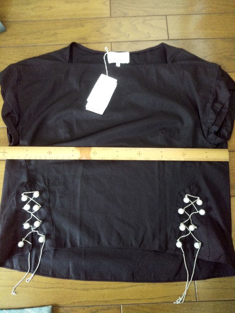 【専用】　3.1 Phillip Lim　ブラウス　ブラック　パール