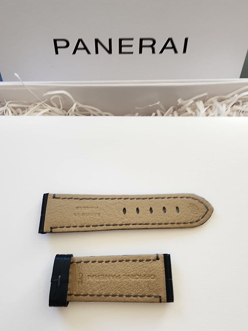 PANERAI ストラップセット（アリゲーターダークブルー・Dバックル）