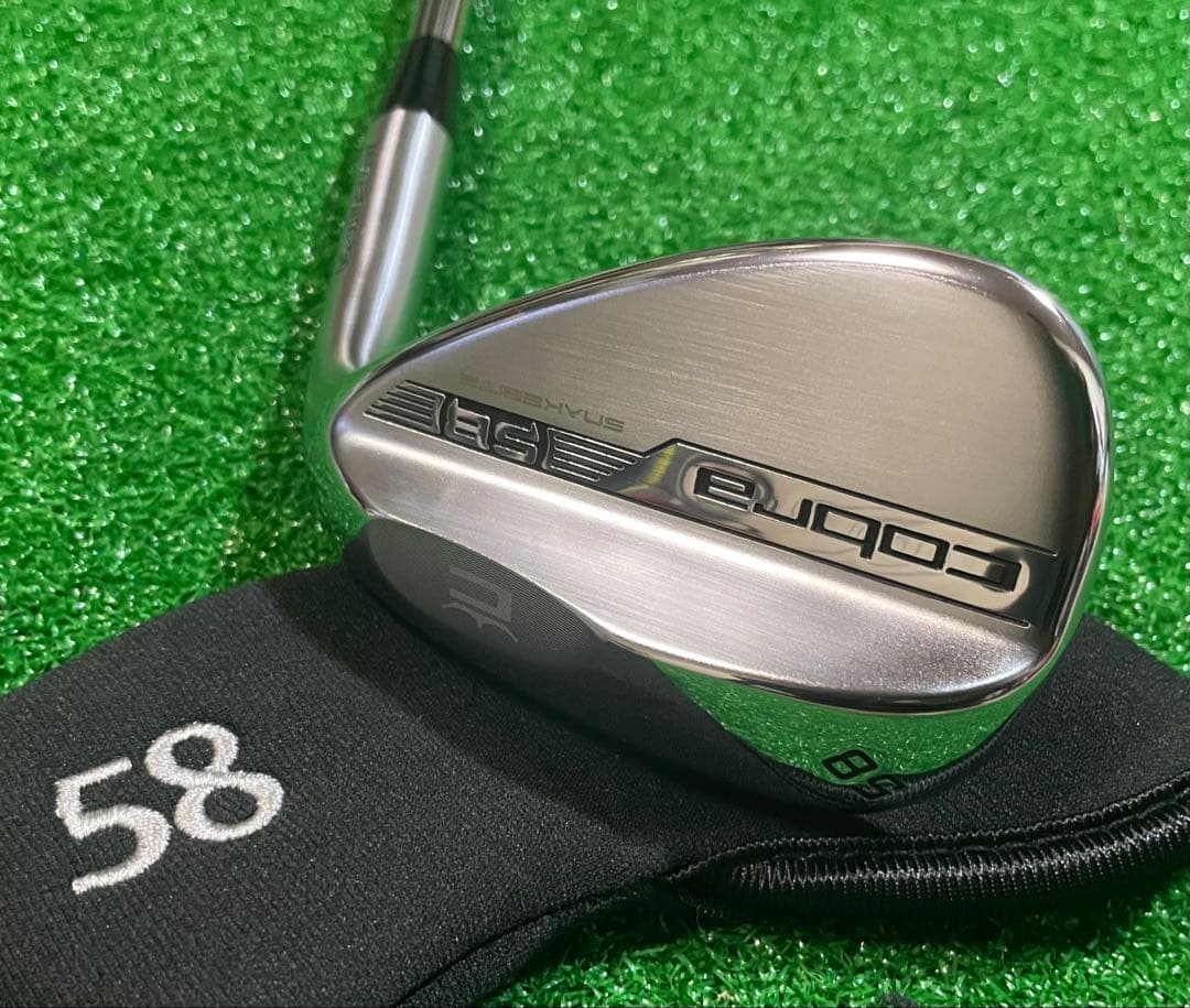 【超美品】コブラ（Cobra）スネークバイト ウェッジ 58° Wソール