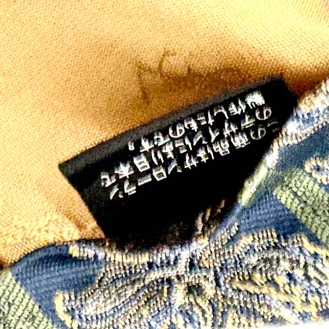 【極美品】イヴサンローラン　ブランド　ネクタイ　シルク　ペイズリー　日本製　緑