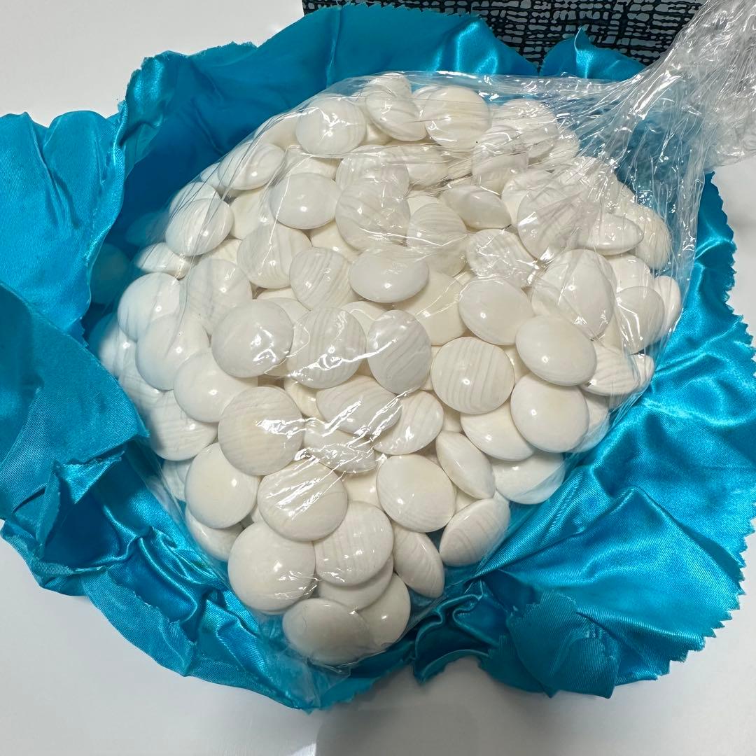 希少品　新品　日向特製蛤碁石 月印　37号 本那智黒 本蛤碁石 宮崎