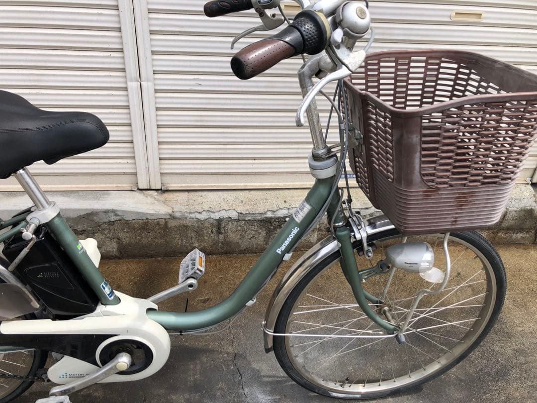 パナソニック電動アシスト自転車vivi24インチグリーン系ボディー