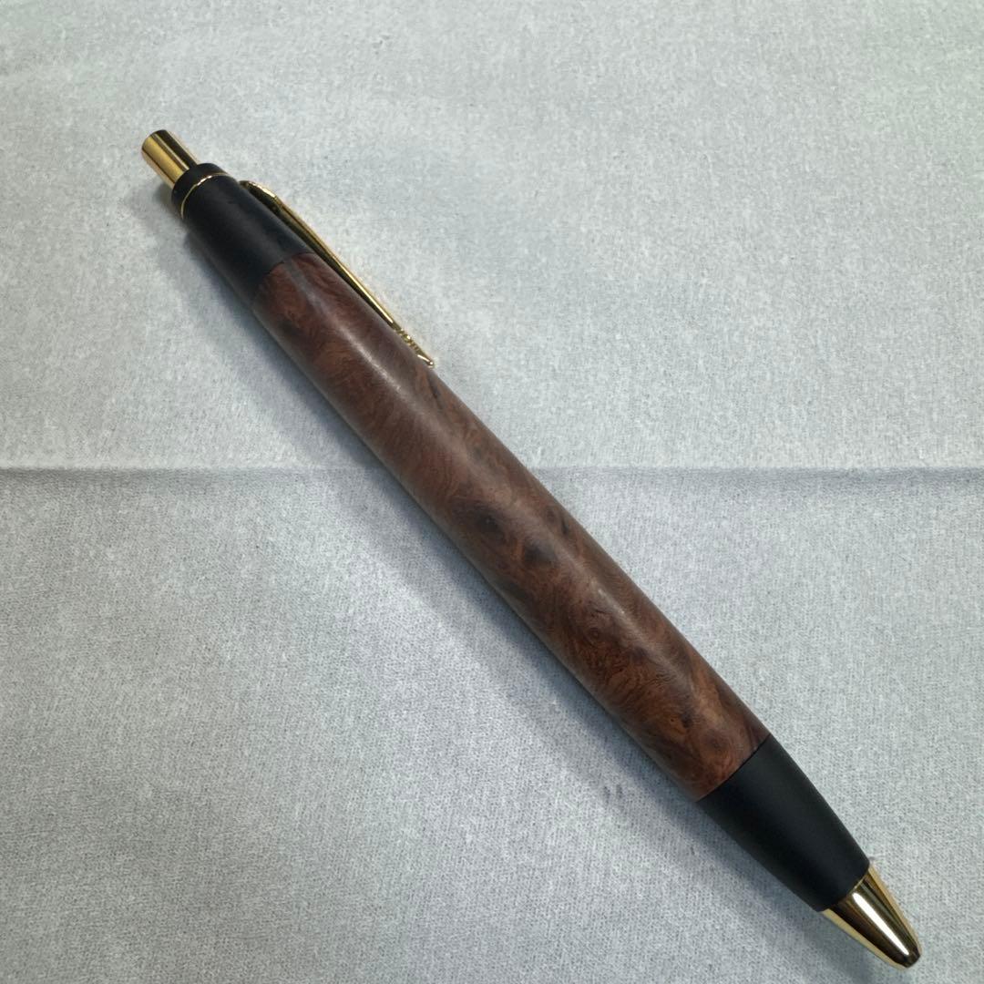 急ぎ大特価　 2023s野原工芸「特上花梨瘤スタンダードボールペン」