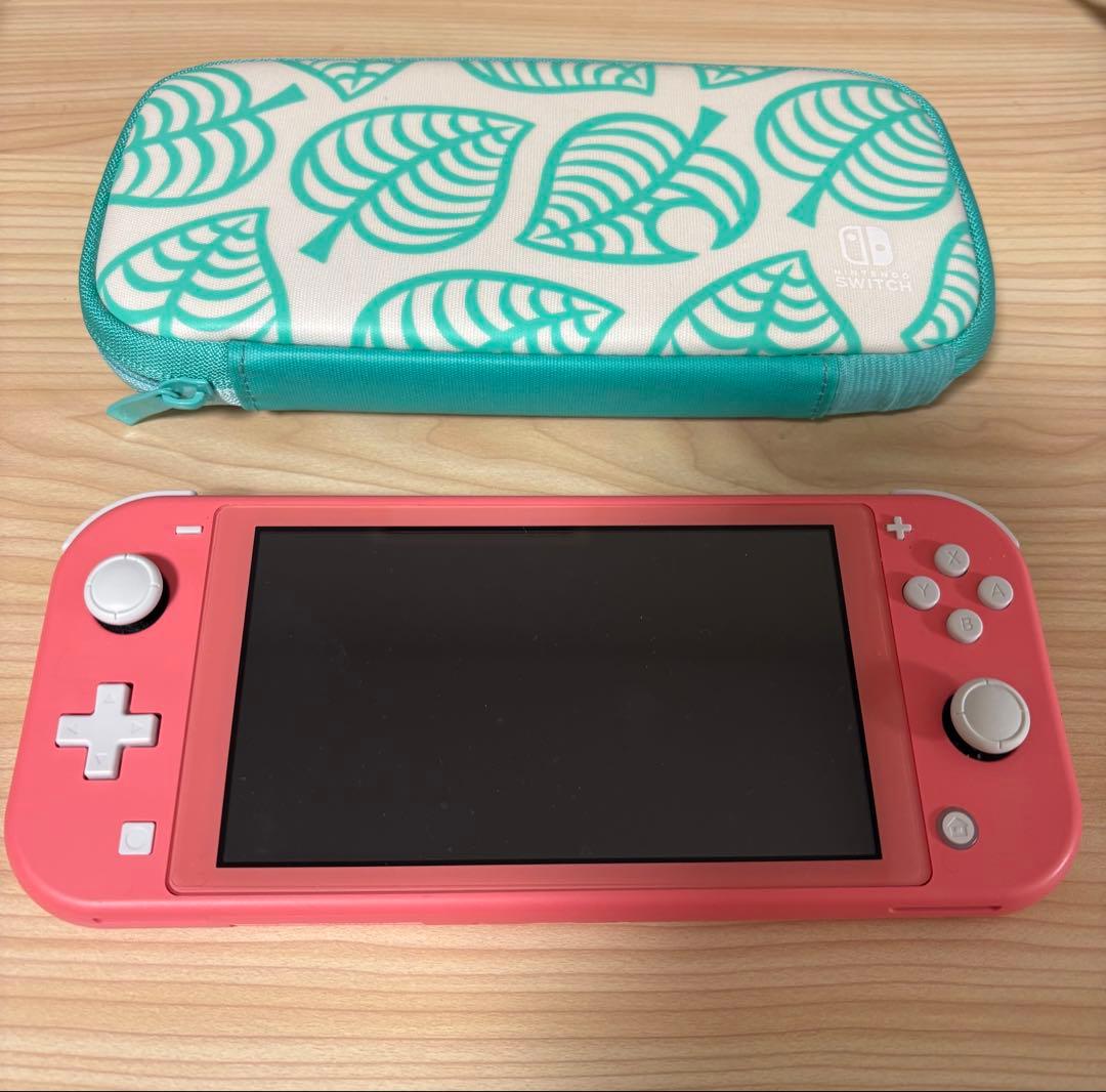 Nintendo Switch Lite コーラル 本体のみ (ケースおまけ)