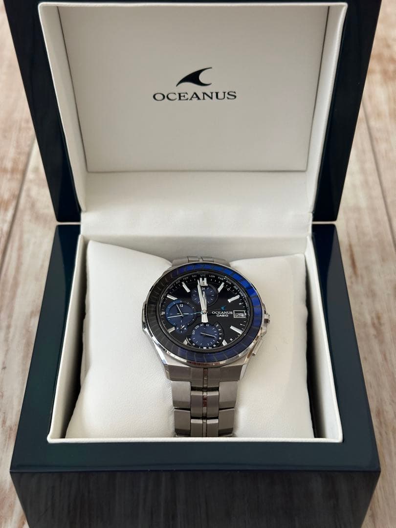 OCW-S5000EK-1AJF OCEANUS オシアナス マンタ 江戸切子