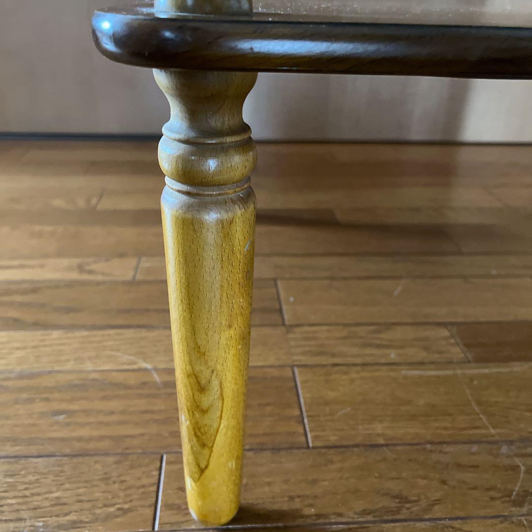 チワワ様リクエスト品】コロニアル 様式 ヴィンテージ コーヒーテーブル 天然木