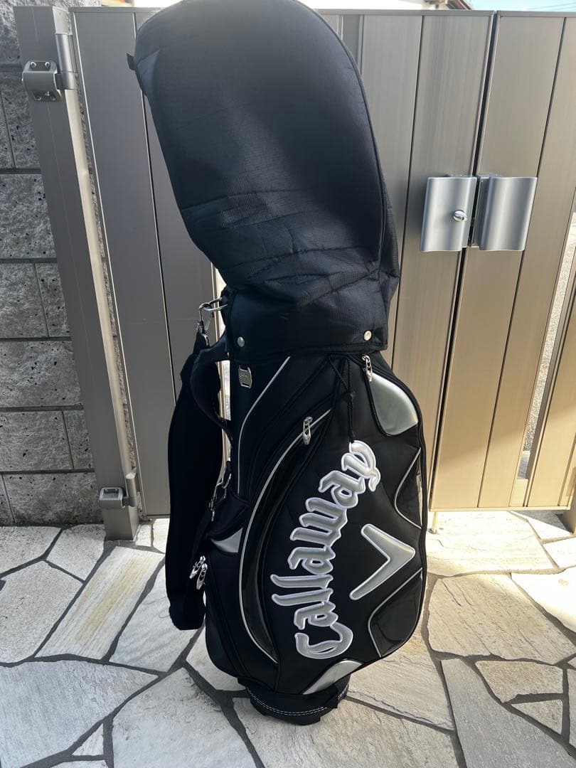 3CAT　Callaway キャロウェイ　キャディバッグ 黒 フード付き