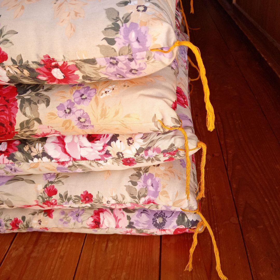 花柄座布団 10枚セット