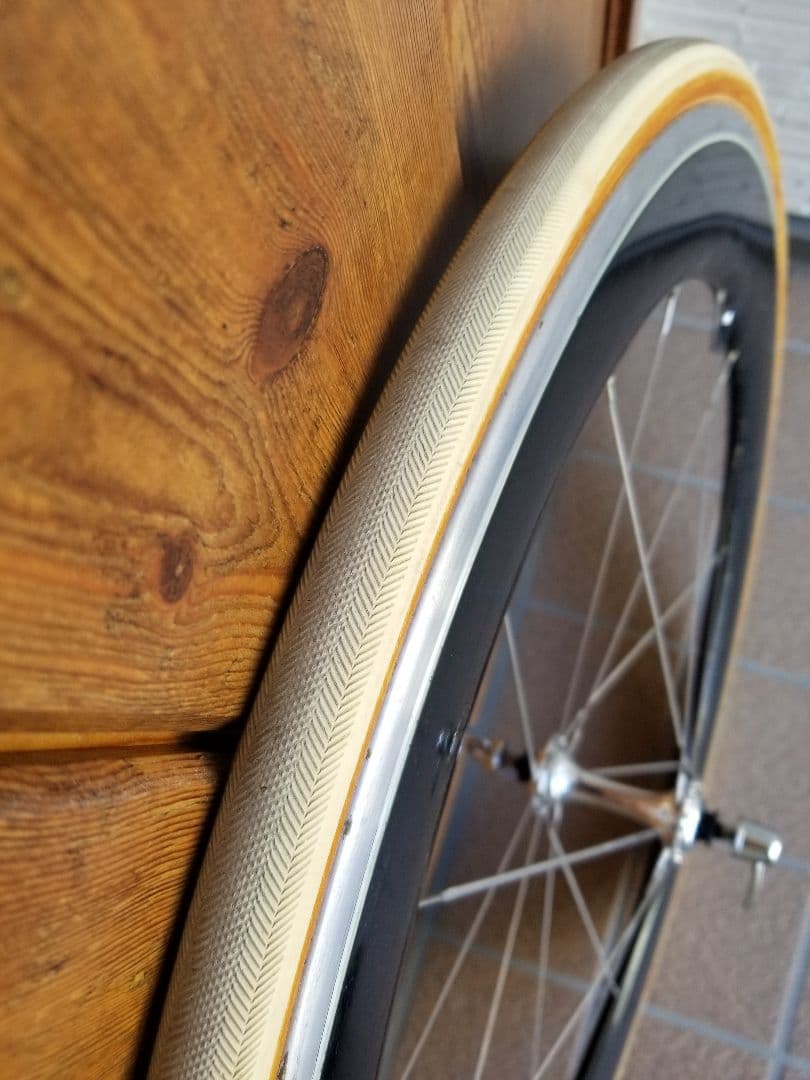 HED カーボン チューブラー フロント ホイール 700c