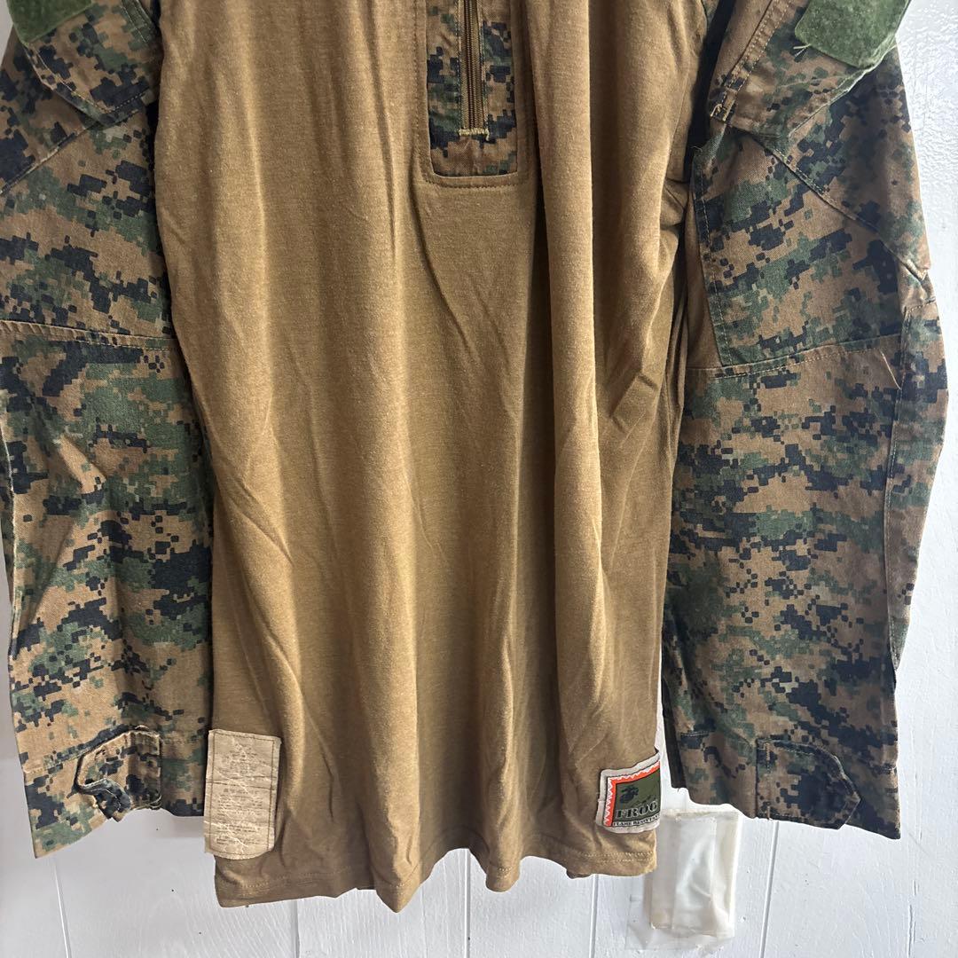 米軍　実物　FR COMBAT SHIRT WOODLAND MEDIUM ②