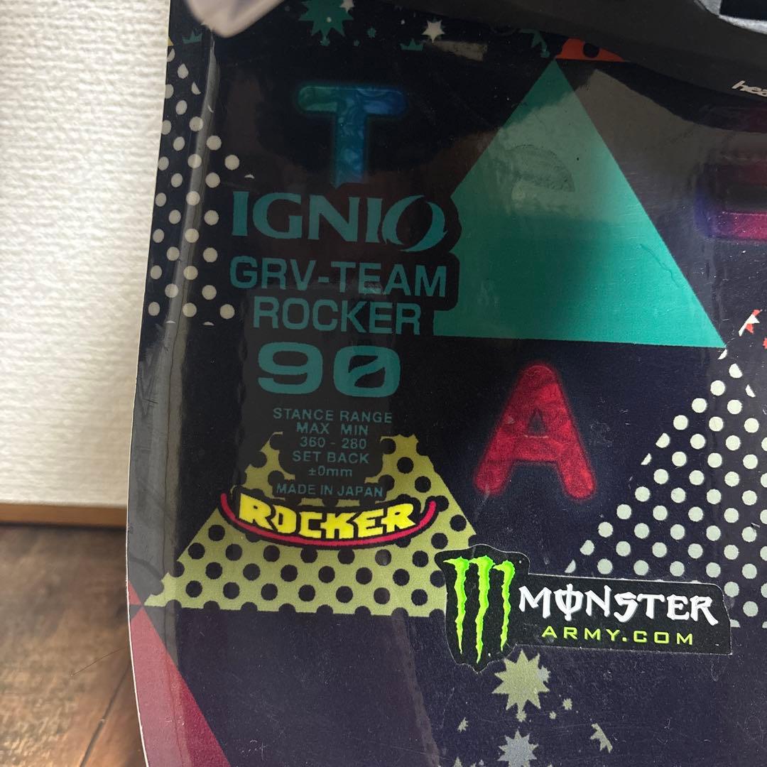 即購入可　IGNIO 90 スノーボード　3点セット　19センチ