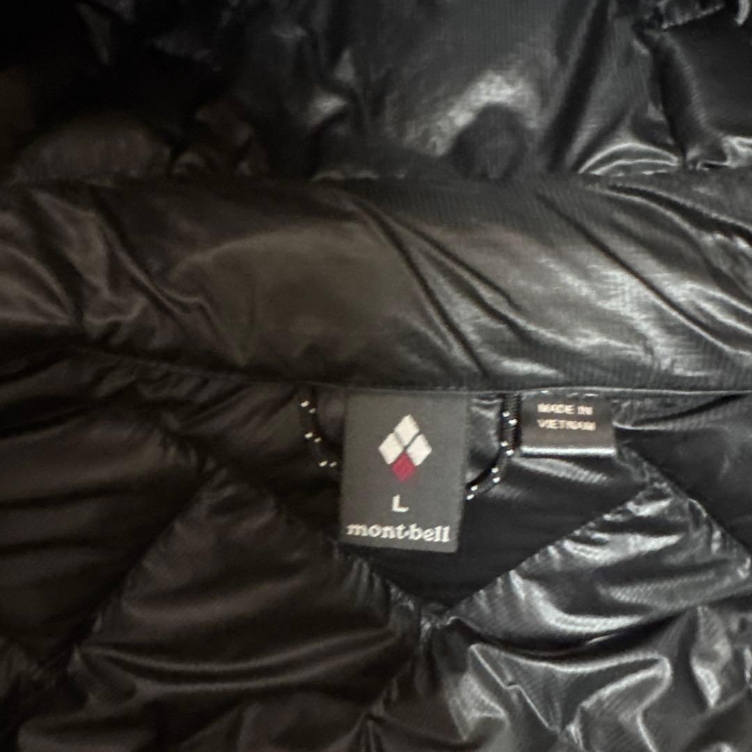 モンベルブラック イグニスダウンパーカー　レディースLサイズ