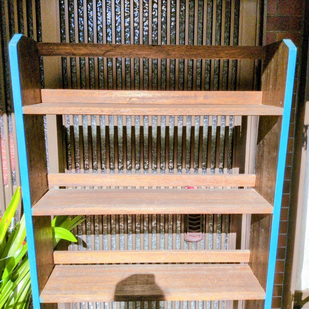 アンティーク　本棚　古家具 陳列棚 飾り棚 ラック 棚　シェルフ　シューズラック