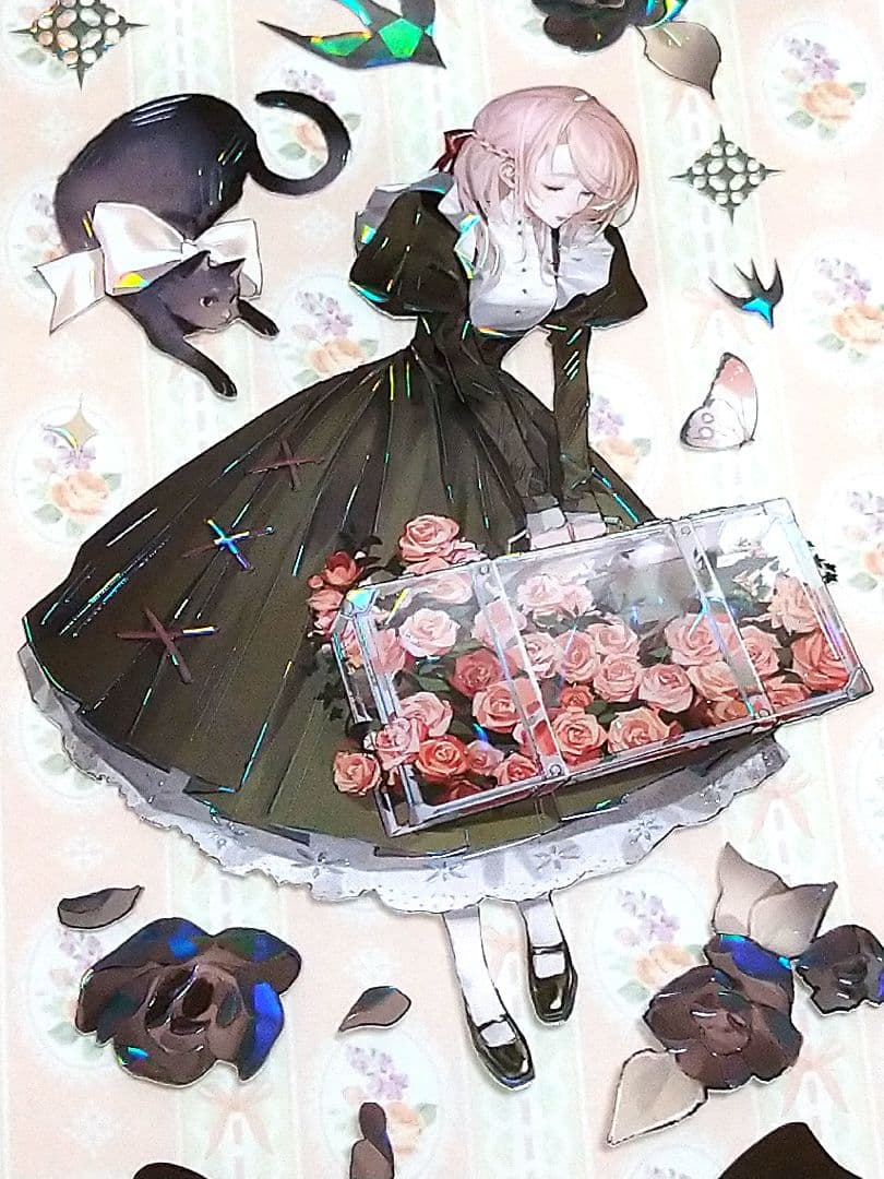 ✩のこり１✩J1025＃约黄昏(贝壳光)shine切り売り海外人物マステ女の子