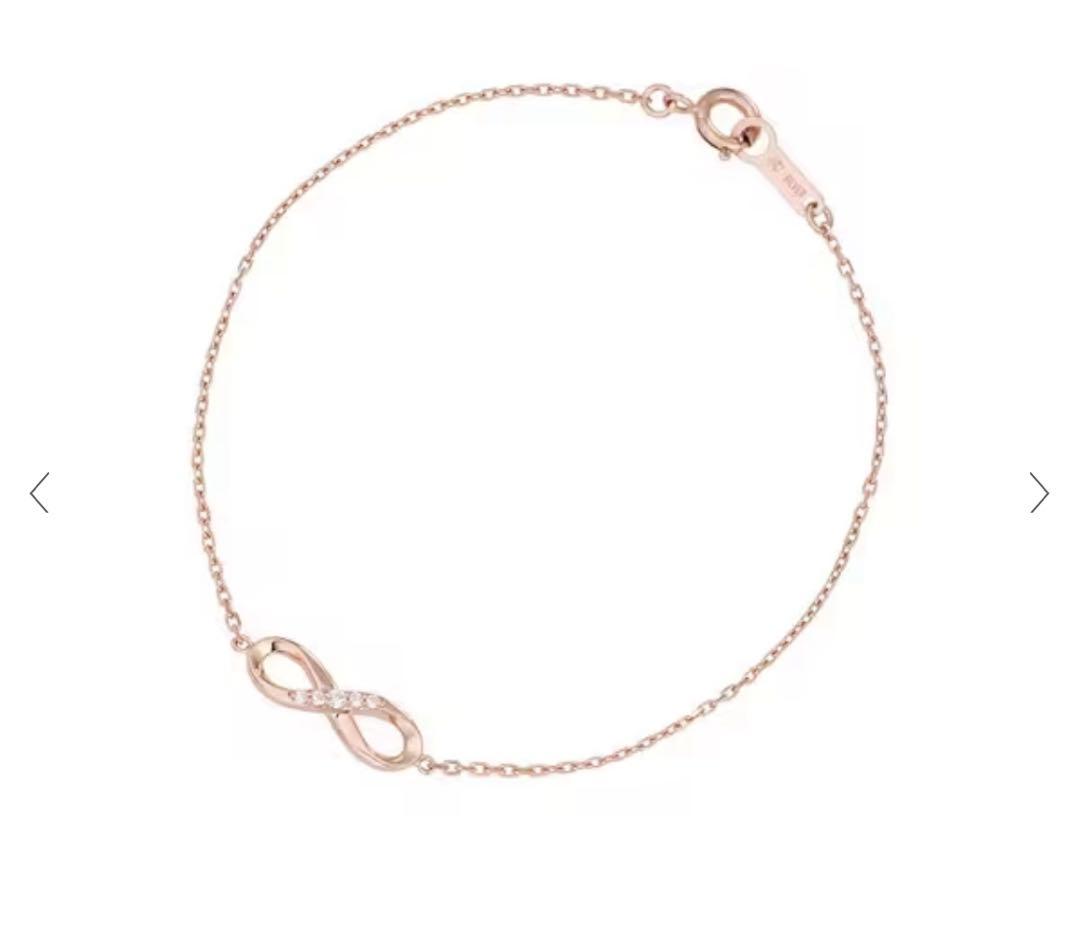 4C ペアブレスレット ローズゴールド