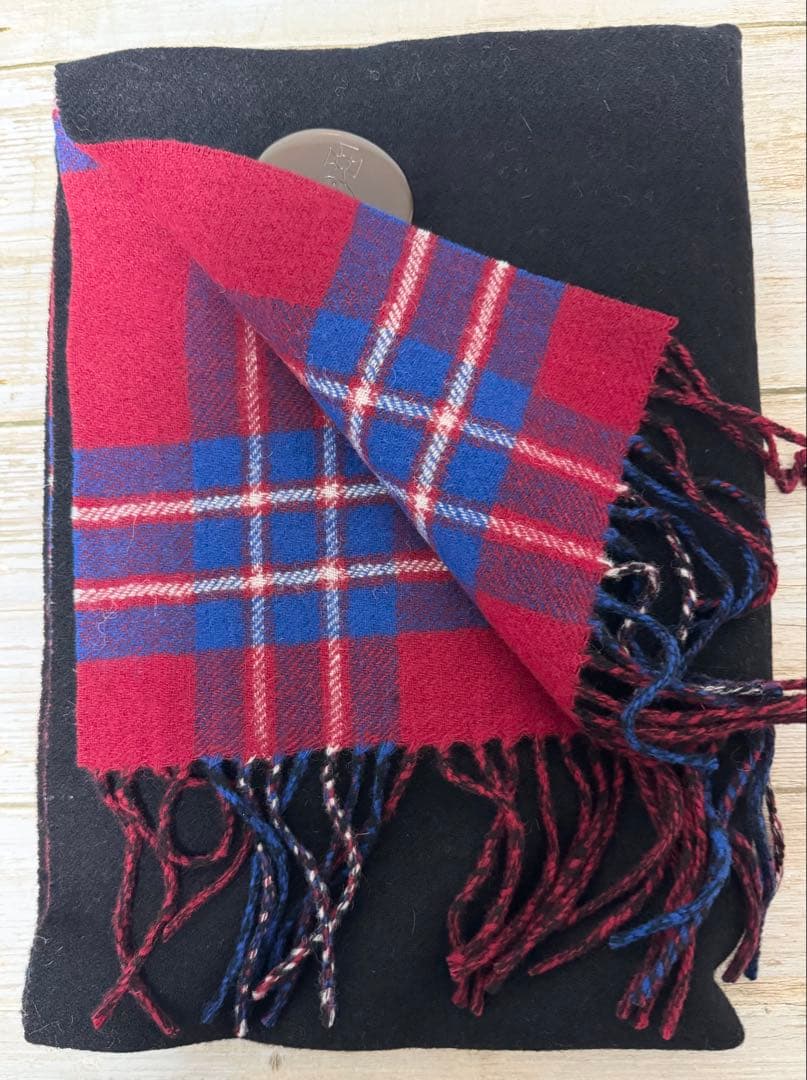 ヴィヴィアンウエストウッド リバーシブルボタン付ショール ストール ポンチョ