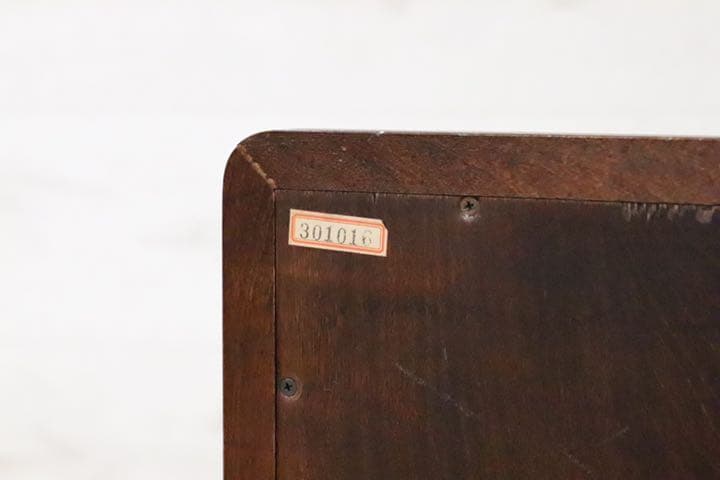 GMDN180○ 北海道民芸家具 姿見 ミラー 樺材 高級 家具 和家具 全身