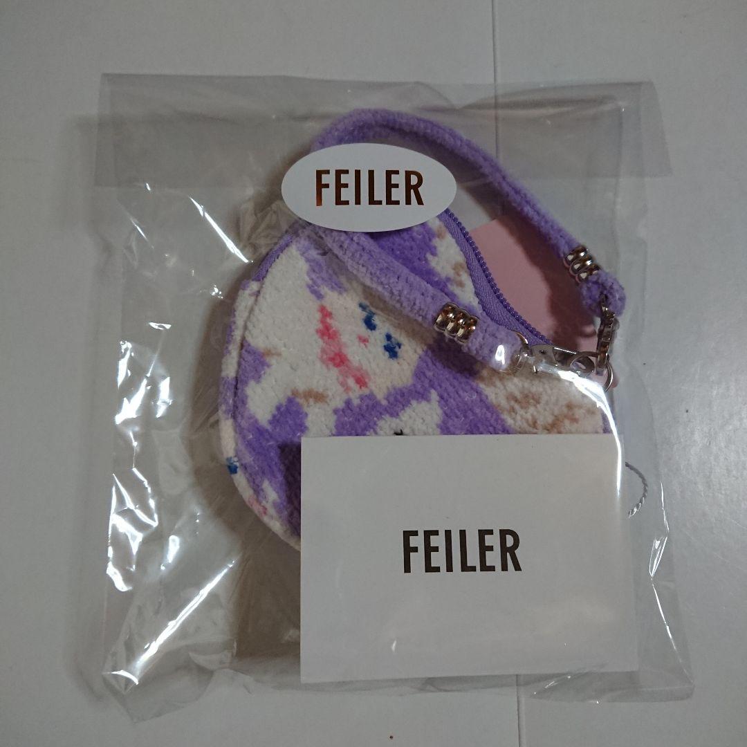 モフモフネコチャン ペールパープル ハート型ポーチ フェイラー WEB限定