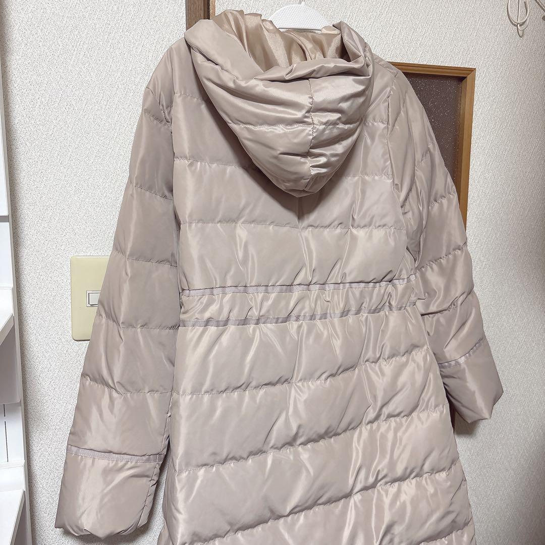 【新品】フード付きロングダウンコート le reve vaniller