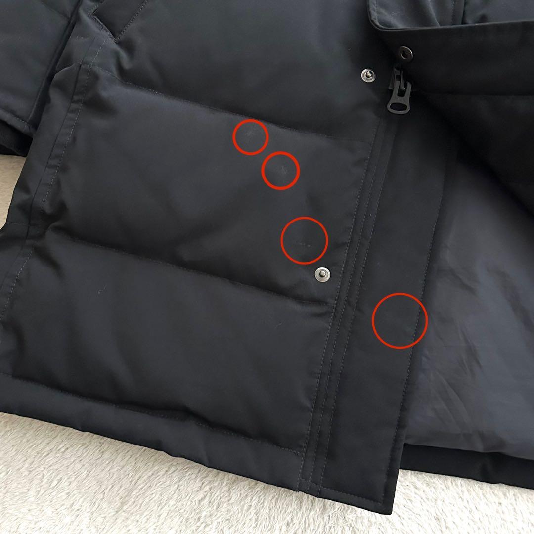 美品 DANTON ダントン ファー付き ダウンコート 36 ブラック