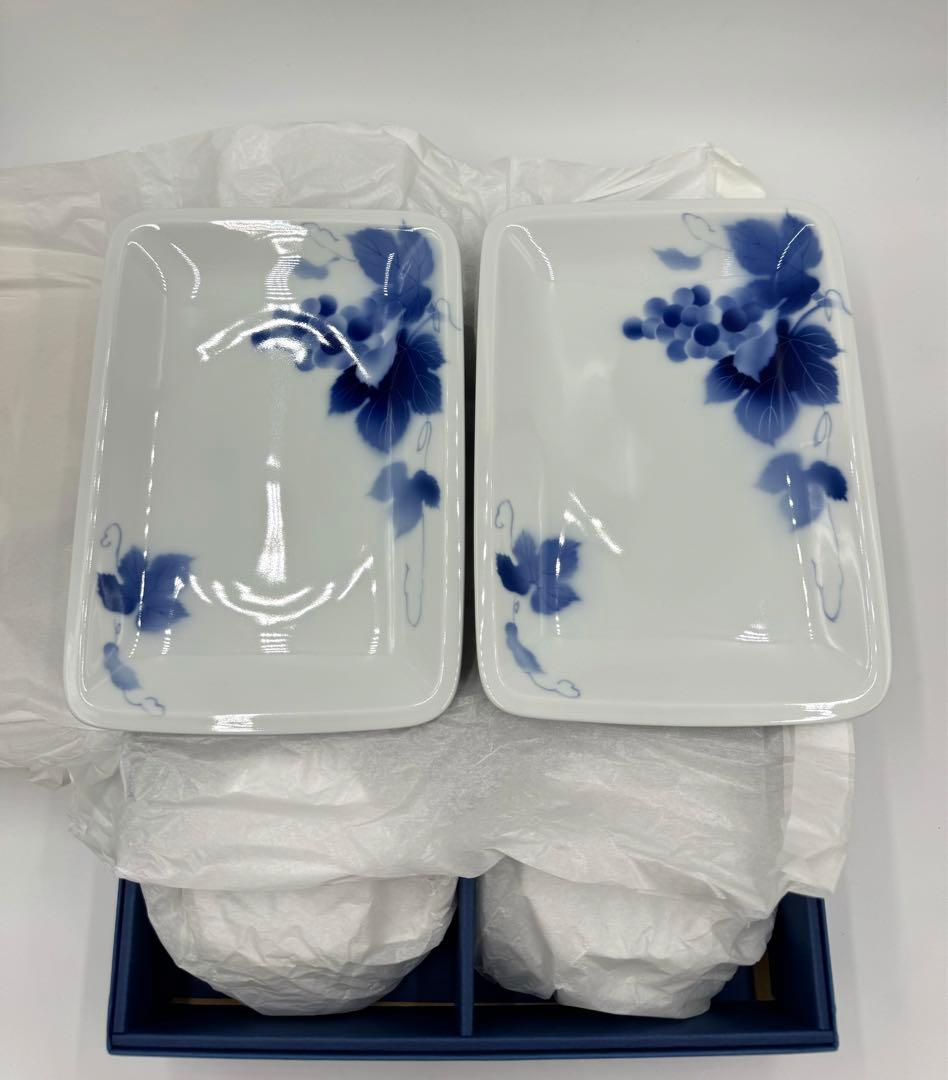 深川製磁　ブルーワイナリー　プレミアムセット　4点セット　新品未使用品　箱付