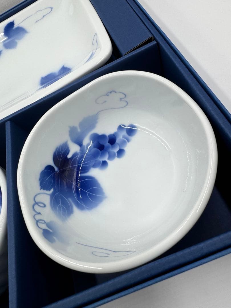 深川製磁　ブルーワイナリー　プレミアムセット　4点セット　新品未使用品　箱付