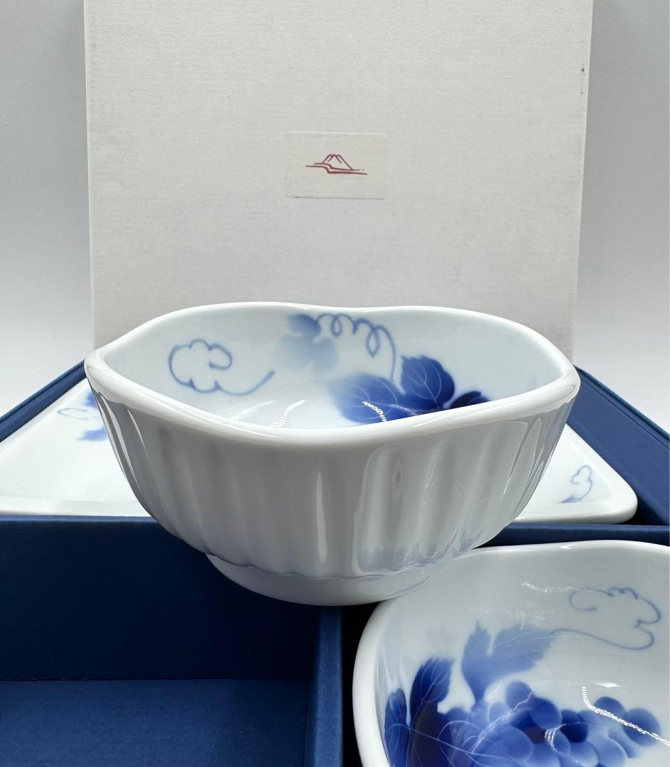 深川製磁　ブルーワイナリー　プレミアムセット　4点セット　新品未使用品　箱付