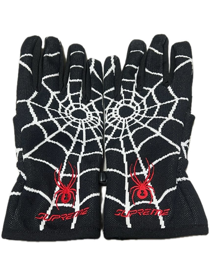 Supreme Spyder Gloves Black Mサイズ