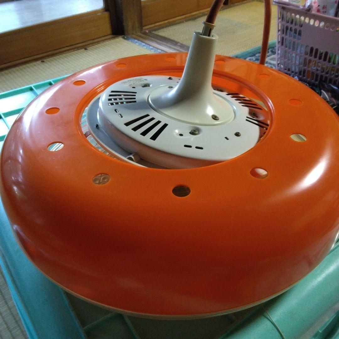 昭和レトロオレンジ色 シーリングライト 円形