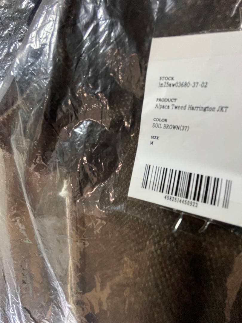 ジャケット・アウター LIDNM Alpaca Tweed Harrington Jacket