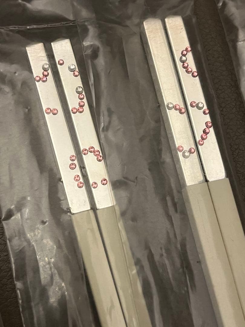 クリストフル　お箸　ラインストーン付き