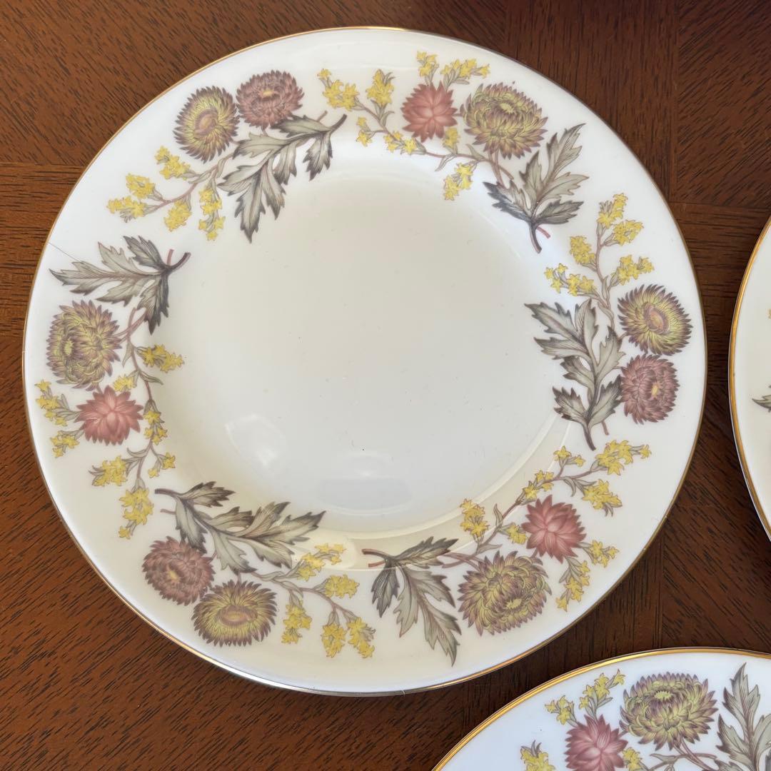 【英国ビンテージ】ウェッジウッド★リッチフィールド★ケーキ皿　3枚