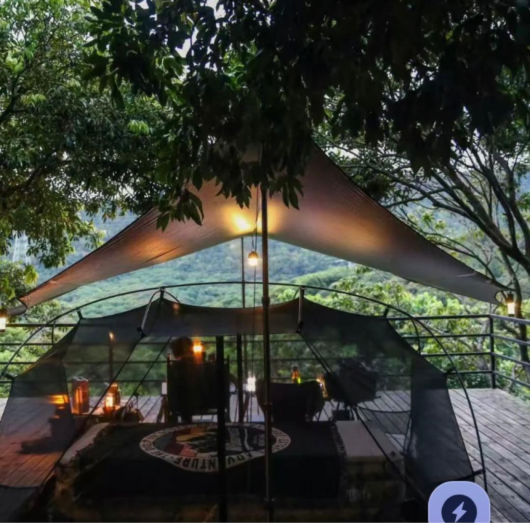 sekacamp ブラウンカニテント　ブラックカラー