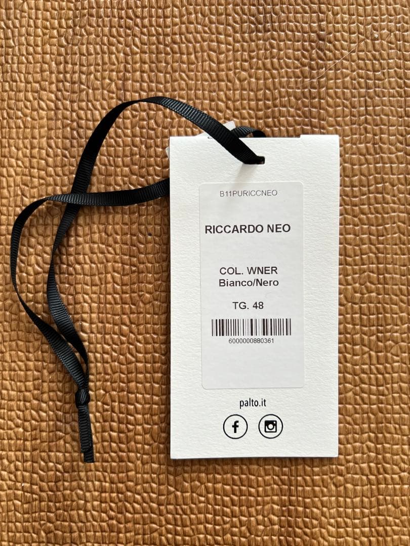 PALTO ヘリンボーン 4ボタンダブル ベルテッドコート 48