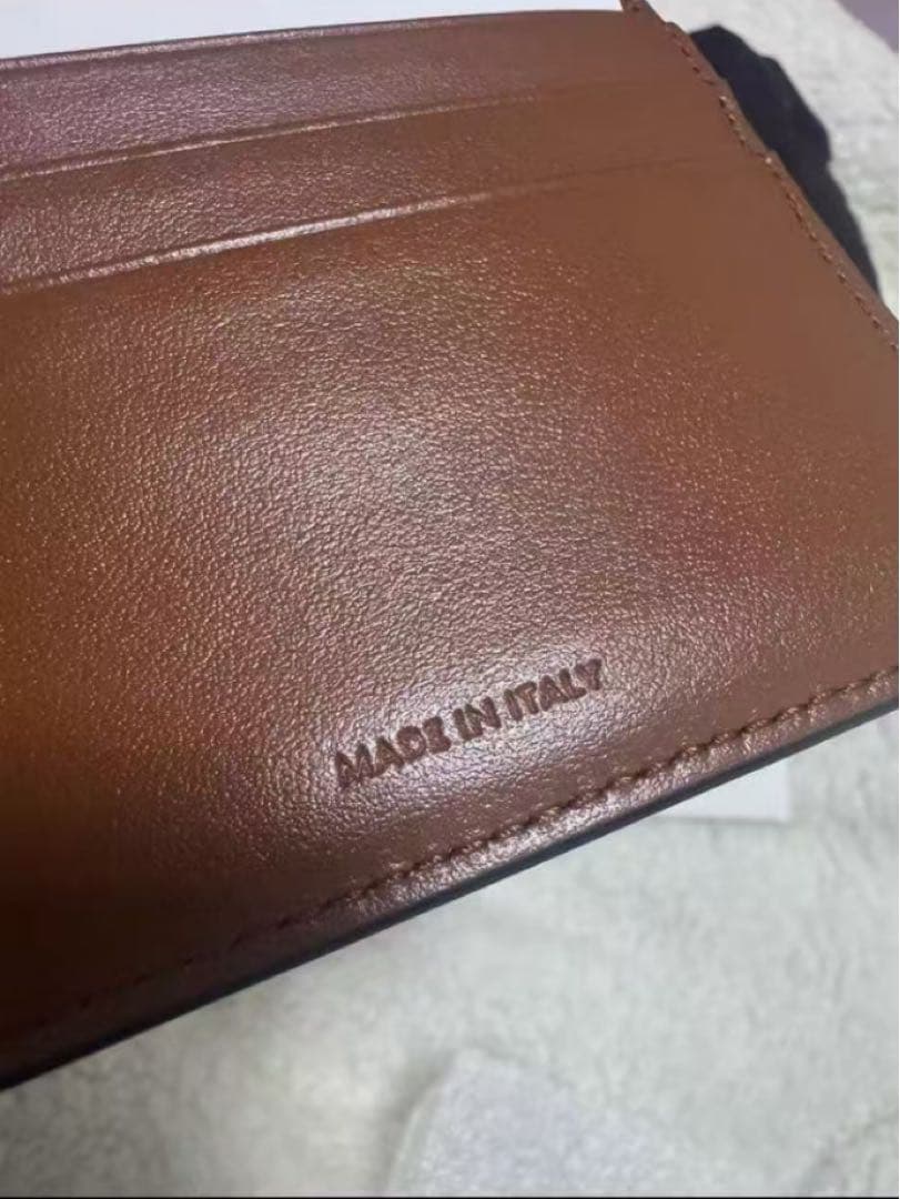 CELINE セリーヌ トリオンフ レザー 三つ折り 財布 ブラウン