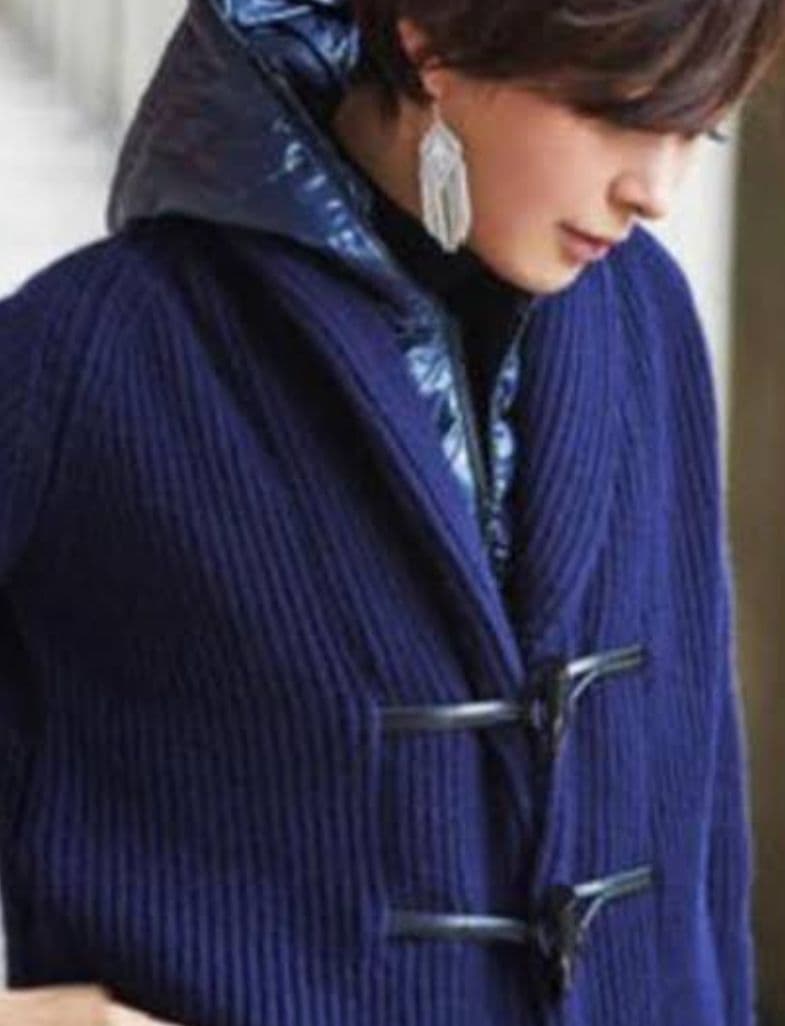 ♥りんごさま♥nano・universe／田丸麻紀／コラボ／ニットダッフル