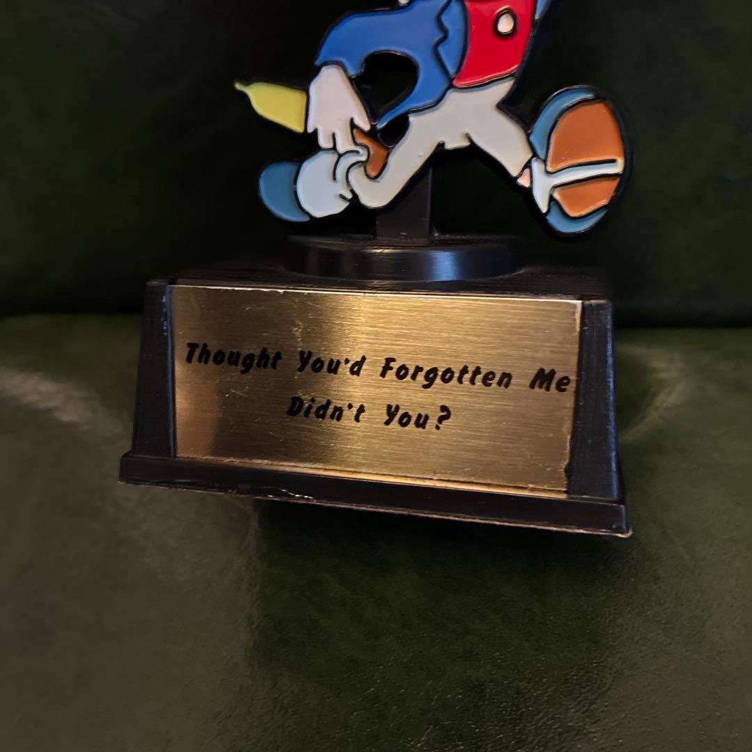 希少 70's Avivaピノキオ ジミニークリケット トロフィー 2点セット