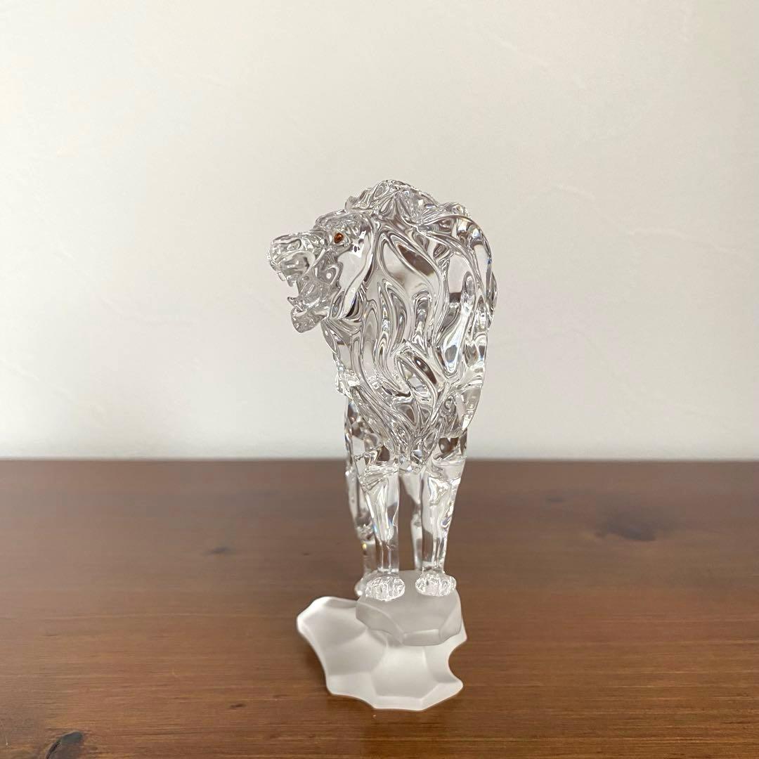 SWAROVSKI スワロフスキー クリスタル ライオン 置物