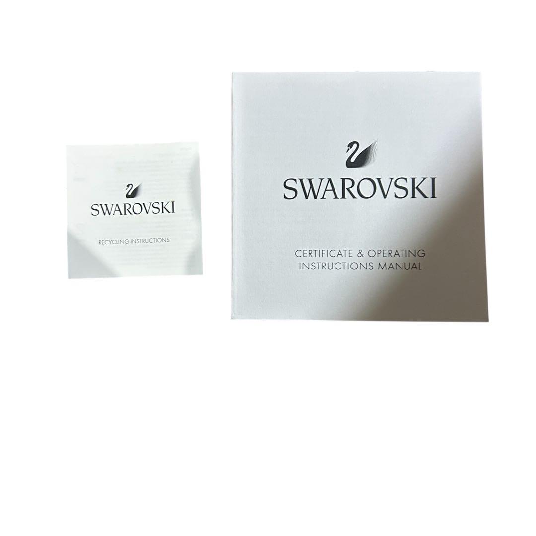 Swarovski スワロフスキー シルバー 腕時計 箱、冊子付き