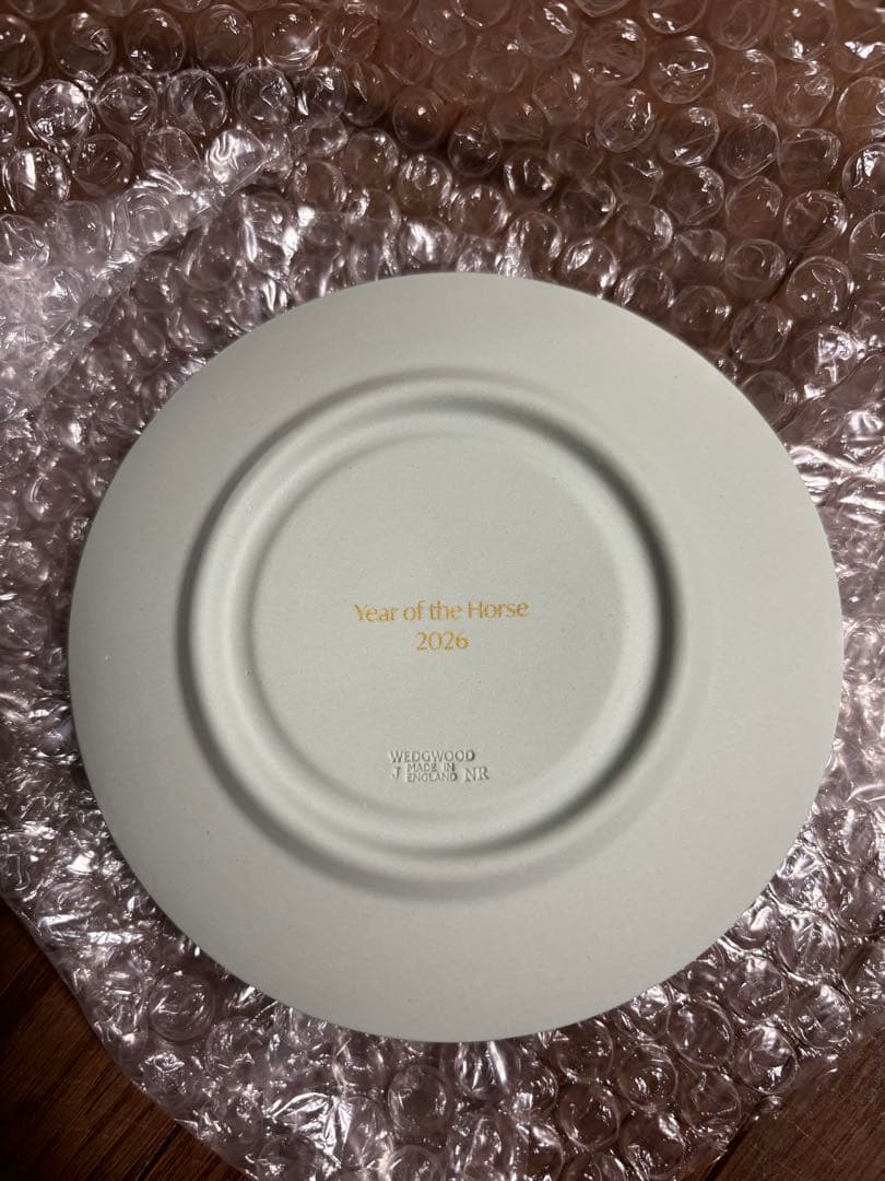 新品未使用ウェッジウッドジャスパー　馬年プレート 2026年 陶器