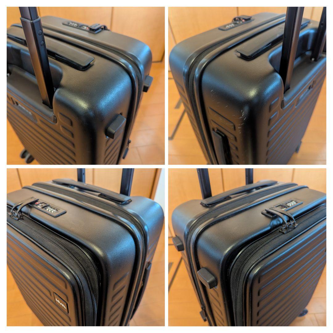 【機内持ち込み可】LOJEL スーツケース Cubo Small ブラック 4輪