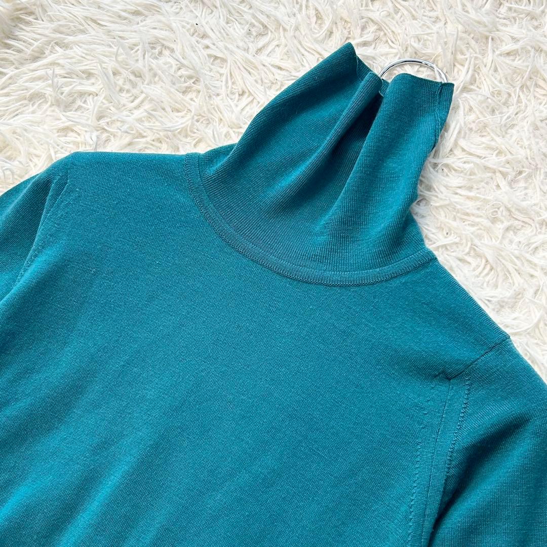 ✨美品✨ ジョンスメドレー タートルネックニット エクストラファインメリノウール