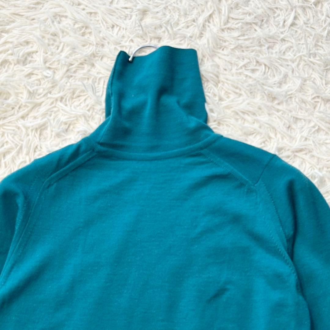 ✨美品✨ ジョンスメドレー タートルネックニット エクストラファインメリノウール