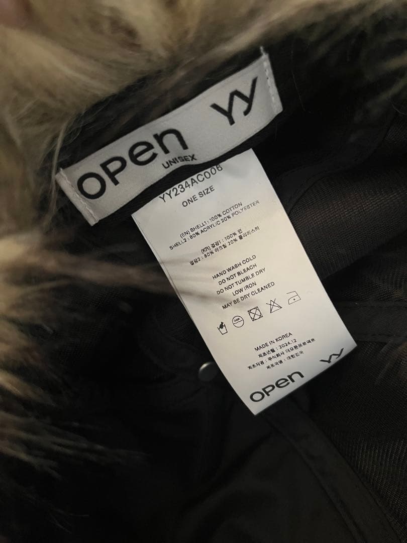 open yy earflapcap 正規品
