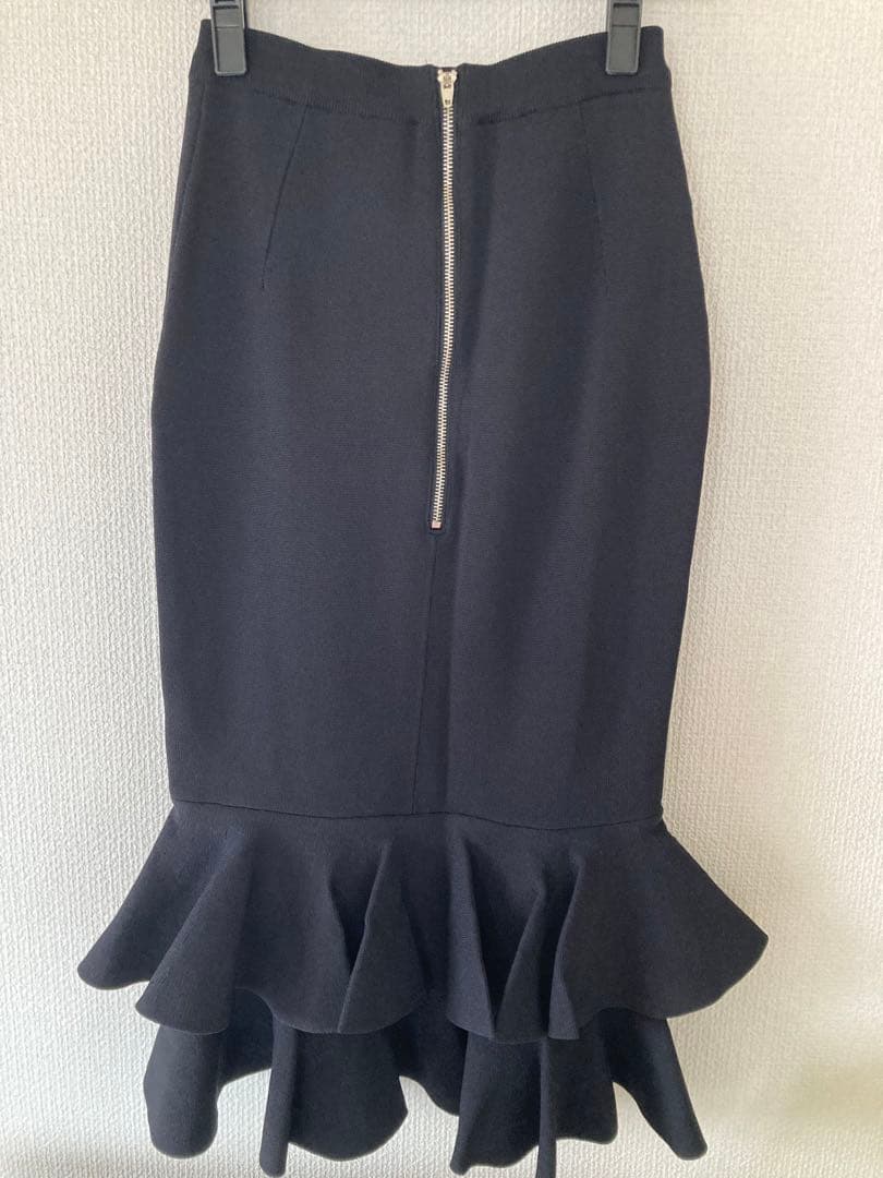シソラス　SYSORUS タイトラッフルニットスカート36 ☆美品☆