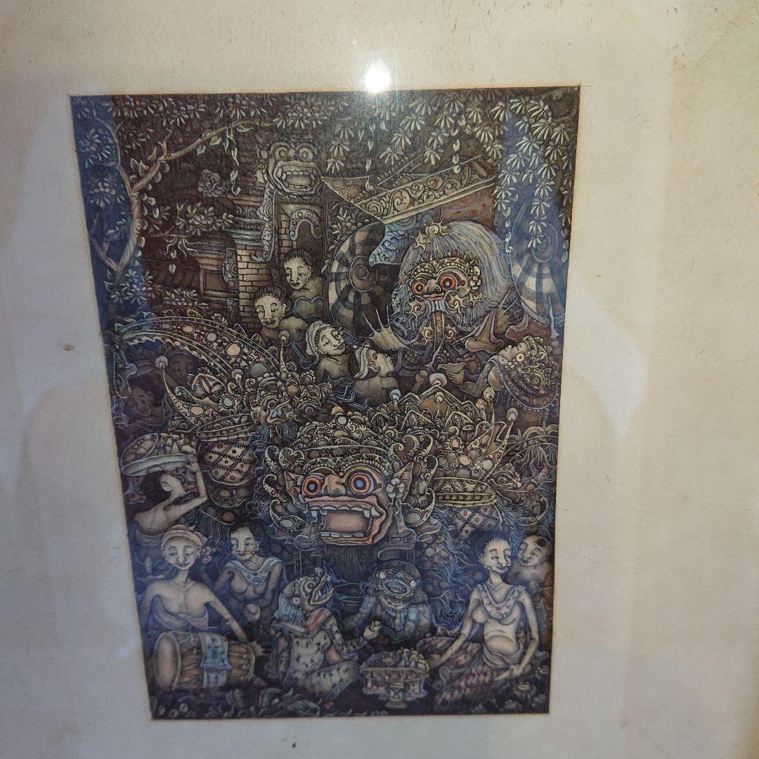 BALI バリ 絵画 アート アジアン雑貨