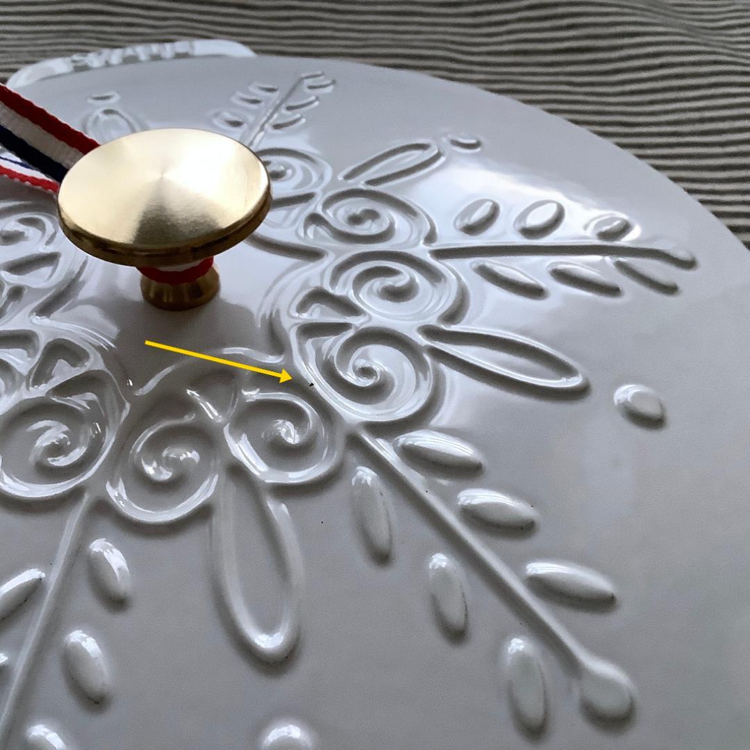 【ヘンケルスジャパン正規品】ストウブ スノーフレークブレジエ 24 ホワイト色